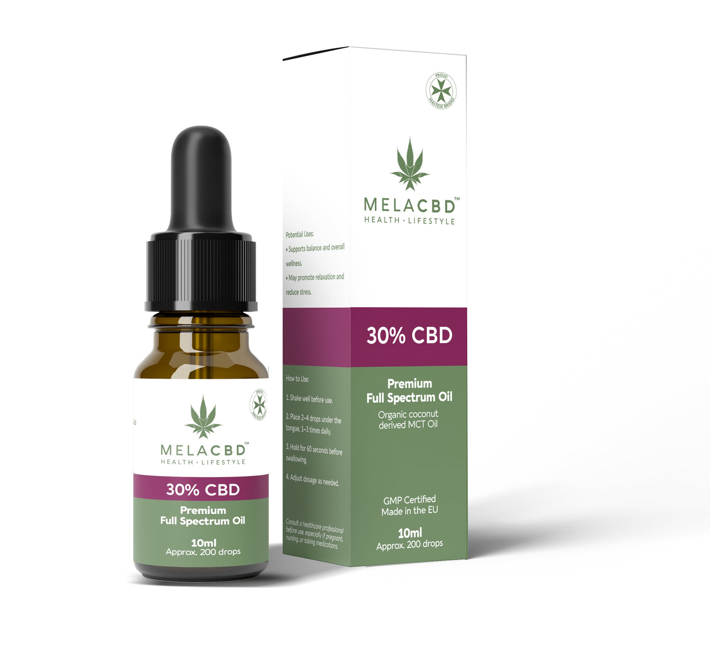 COMING SOON!  CBD Oil 30%, 10ml Full Spectrum