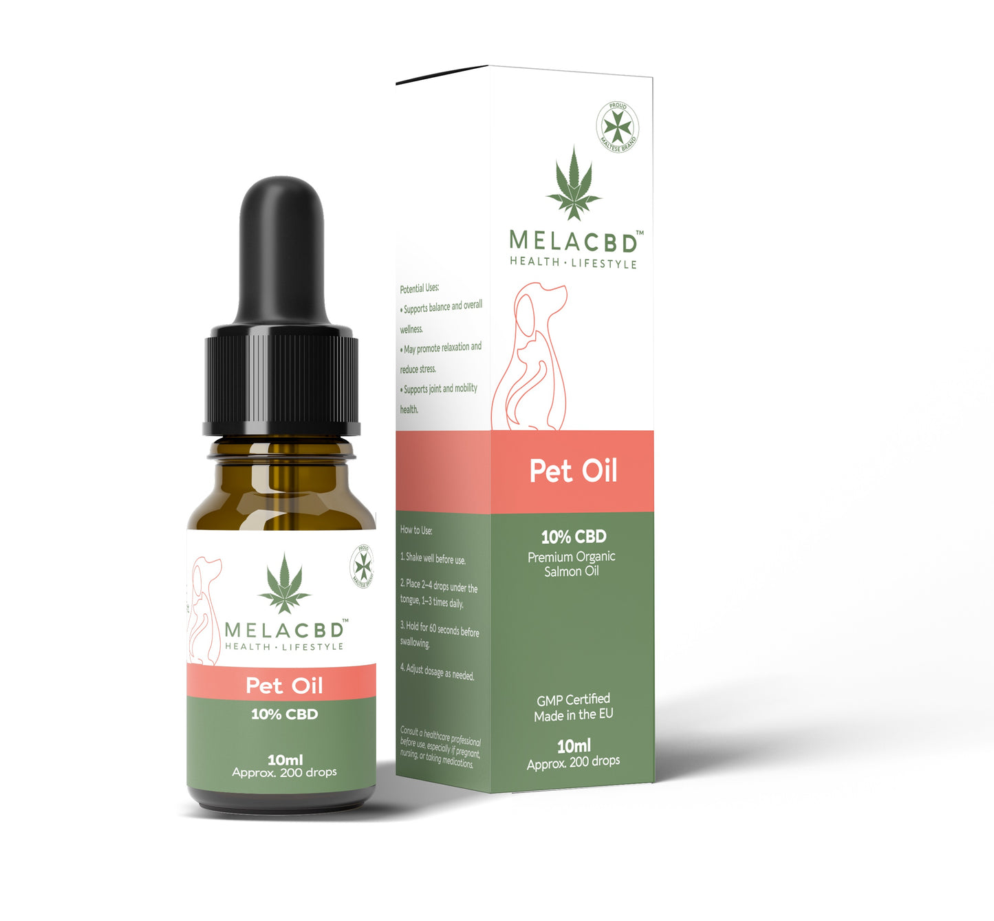 COMING SOON! Pets CBD Oil 10%, 10ml Full Spectrum