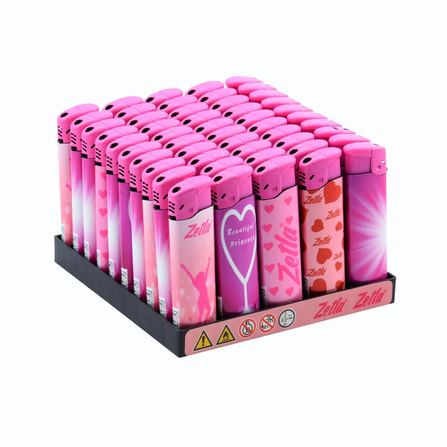 Zetla Click Lighters Pink